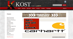 Desktop Screenshot of kostfiresafety.com